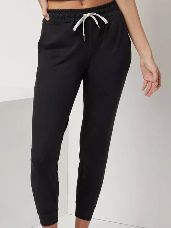 Vuori Pants - Vuori Performance Jogger Cropped Ebony Size Medium